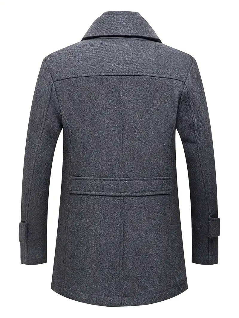 ICEXIA™ Men's Wool Blend Trench Coat